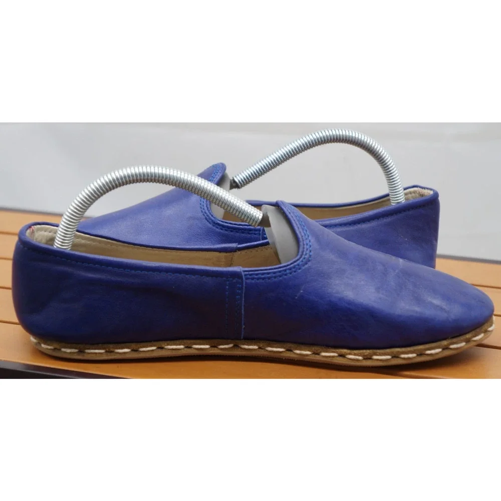 Sabah Loafer Size 40/ 8.5 leather Slip On Shoes Turkey Handmade